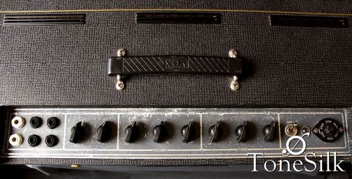 Vox AC30 head 1969 controls